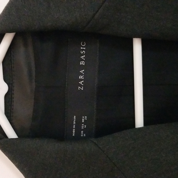 Zara blazer. Dark gray and black. Size M - Picture 5 of 5